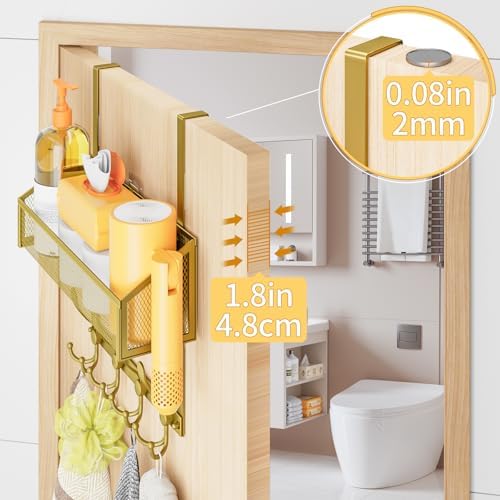 Kaiferty Over The Door Hooks Organizer, Coat Rack Over The Door Storage Hanger - Image 7