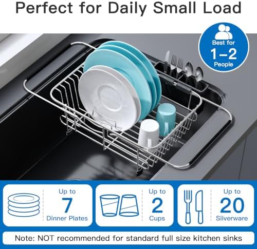 JASIWAY Sink Small Dish Drying Rack - Image 5