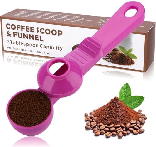 2-in-1 Coffee Scoop with Funnel, 2 Tbsp Measuring Spoon by Unknown
