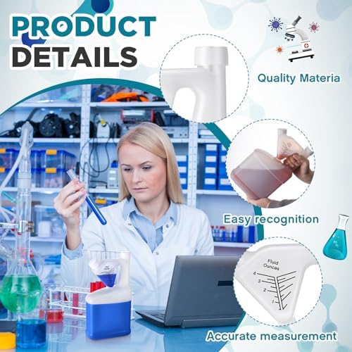 8 Pcs 64oz Tip Measure Container Tip and Pour Measuring Cup - Image 3