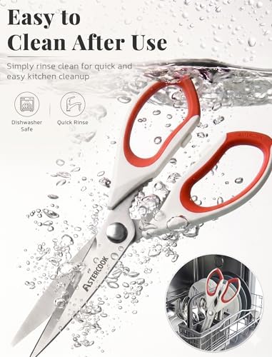 Astercook Kitchen Scissors, Vegetables and Packaging, Dishwasher Safe - Image 5