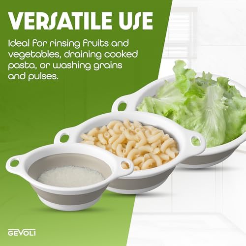 Collapsible Colanders Food Strainers - Image 7
