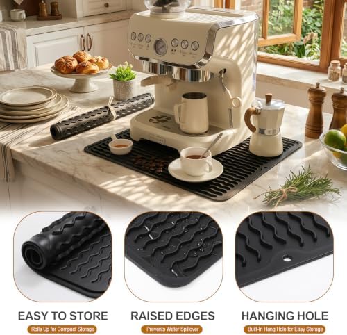 2 Pack Silicone Dish Drying Mat - Image 2