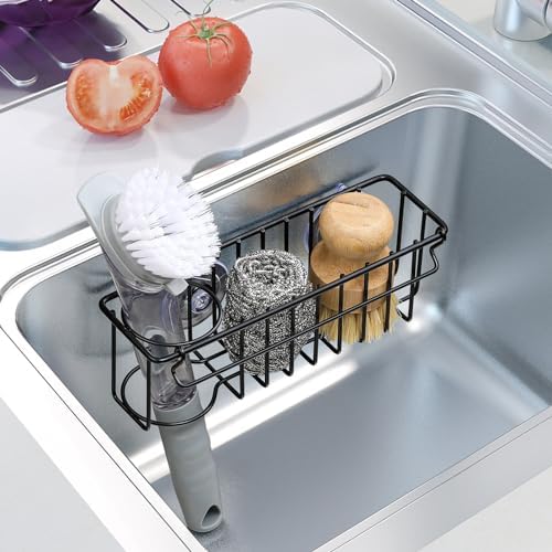 3-In-1 Sponge Holder for Kitchen Sink, 2 Type Suspension Options, Hanging Sink - Image 7
