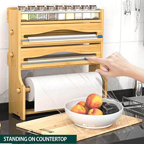 Foil Plastic Wrap Organizer Dispenser - Image 3