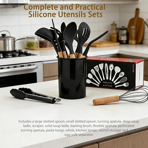 Silicone Utensils Set for Cooking - Image 2