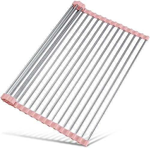Tomorotec Roll Up Dish Drying Rack Over Sink, 304 Steel by Tomorotec