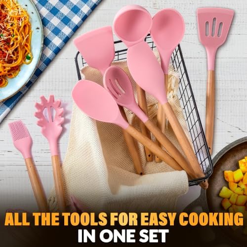 Kitchen Utensils Set with Holder - Image 5