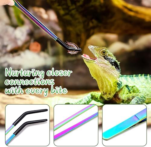 OLIISS Iridescent Reptile Feeding Tongs - Image 3
