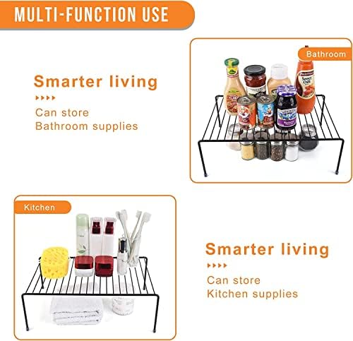 Large Cabinet Storage Shelf Rack, Shelves，Kitchen Counter and Cabinet Shelf - Image 2