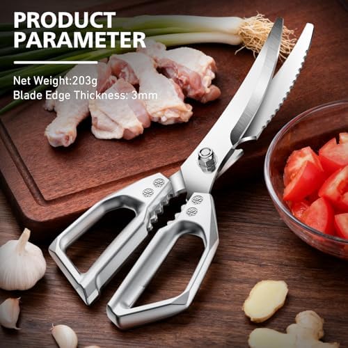 BALUCA Heavy Duty Kitchen Scissors All Purpose - Image 7