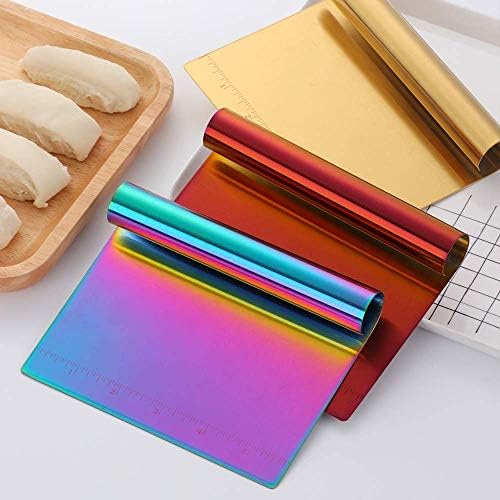 Dough Pastry Cutter Bench Scraper & Chopper Stainless Steel Mirror Polished - Image 6