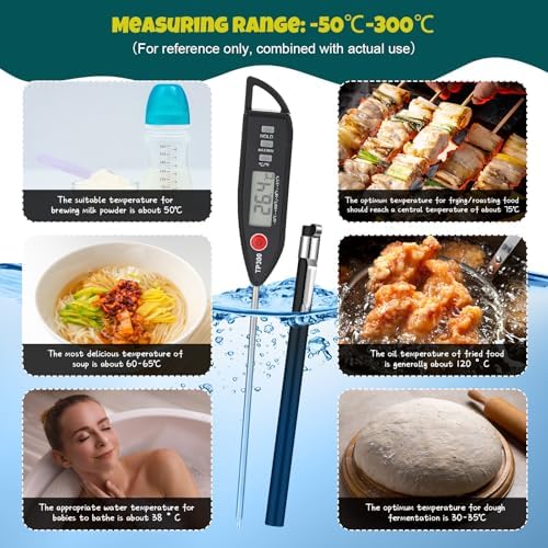 Copkim 3 Set Digital Food Thermometer Long Probe Instant - Image 4