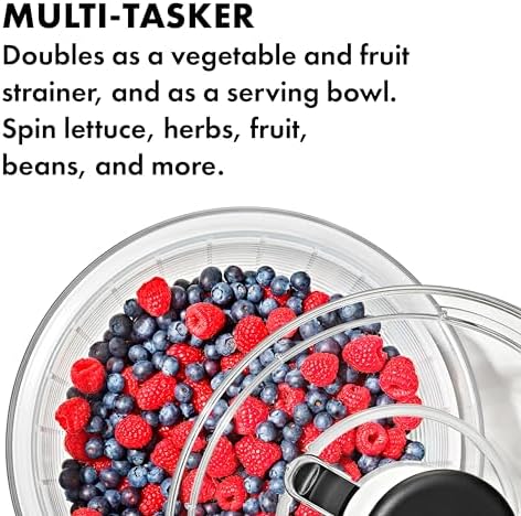 OXO Good Grips Salad Spinner | Lettuce Spinner | Fruit Washer | Fruit Washing - Image 6