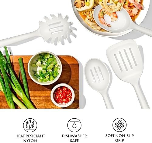 OXO Good Grips Nylon Slotted Spoon – Oat, Slotted Spoons - Image 4