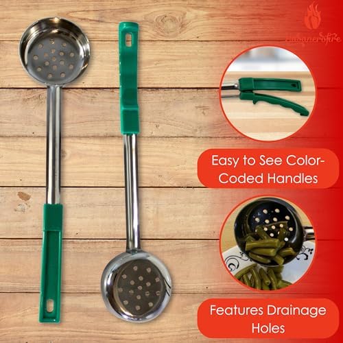 4 oz Slotted Stainless Steel Portion Control Ladle Spoodle - - Image 2