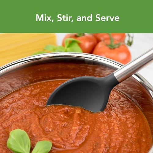 Tovolo Mixing Spoon Stainless Steel Handle Scratch Resistant Non Stick Safe - Image 2