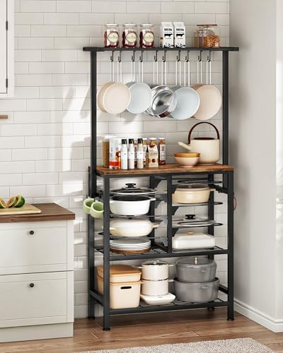 CHOEZON Pots and Pans Organizer Rack, Kitchen Bakers Rack, Kitchen Island Table by Choezon