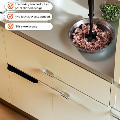 Premium Heat-Resistant Food-Grade Nylon Meat Chopper & Burger Grinder – 5-Blade - Image 7