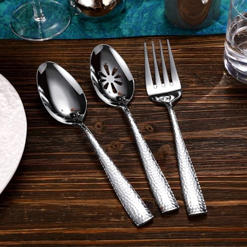 KEAWELL Premium Louis Hammered Utensil Set - Image 3