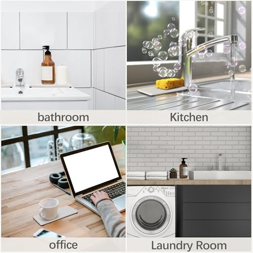 NiuYichee 2 PCS Water Absorbent diatomite Coasters, 9.5" x 4" Water Absorbing - Image 6