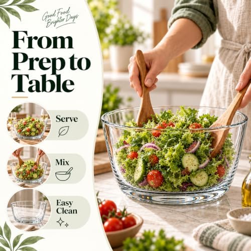 3.2 Qt Glass Salad Spinner - Image 7