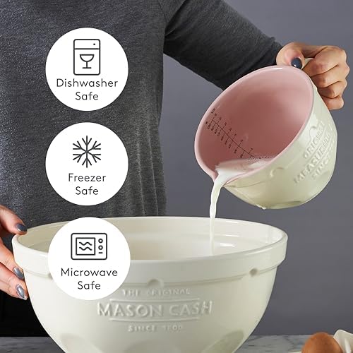 Mason Cash Innovative Kitchen 1 Litre Tilting Measuring Jug | Stoneware Jug - Image 3
