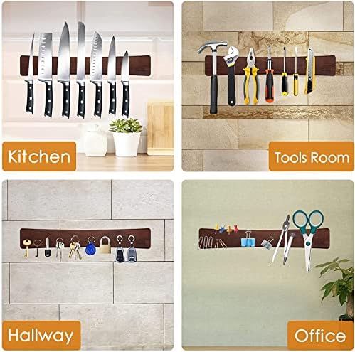 HOSHANHO Magnetic Knife Strips, Magnetic Knife Holder - Image 6