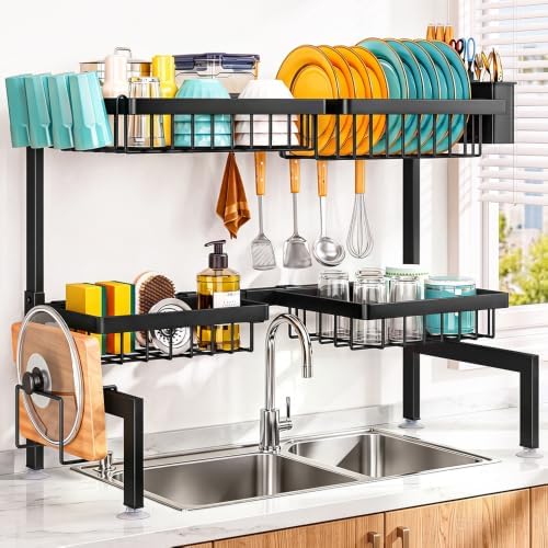 NestOrganix Over The Sink Dish Drying Rack, Dish Drying Rack by Unknown