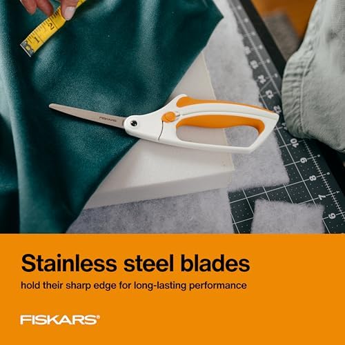Fiskars 10" Easy Action Bent Handle Scissors - Image 7