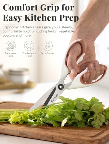 Astercook Kitchen Scissors, Vegetables and Packaging, Dishwasher Safe - Image 4