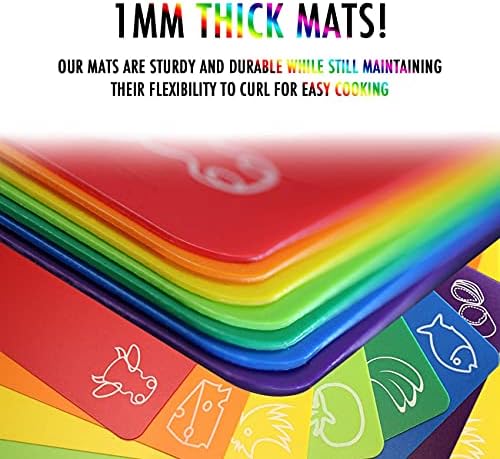 Cutting Board Mats Flexible Plastic Colored Mats - Image 2