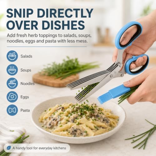 Stainless Steel Five Layer Vegetable Shears, 5 Layer Vegetable Shears，E-1PC - Image 5