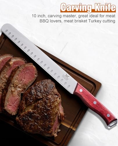 Naitesen 2PCS Brisket Carving Knife and All Purpose Kitchen Shears Set - Image 2