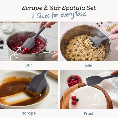 Starpack 'Scrape and Stir' Silicone Rubber Spatula Set - Image 2