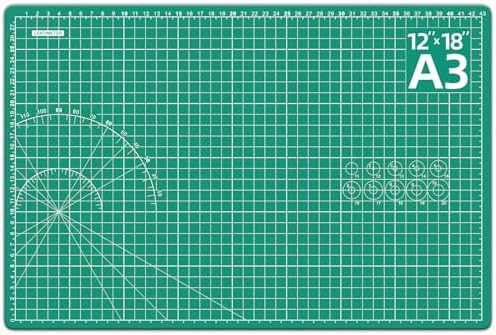 DIYSELF 12in×18in Cutting Mat for Sewing, A3 Self Healing Cutting Craft Mat by DIYSELF