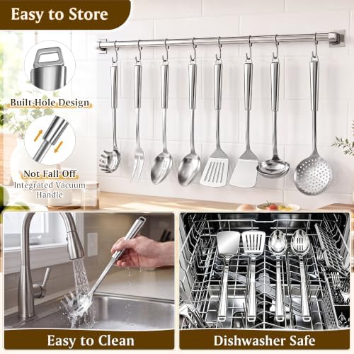 Spaghetti Server, 304 Stainless Steel Pasta Spoon - Image 5