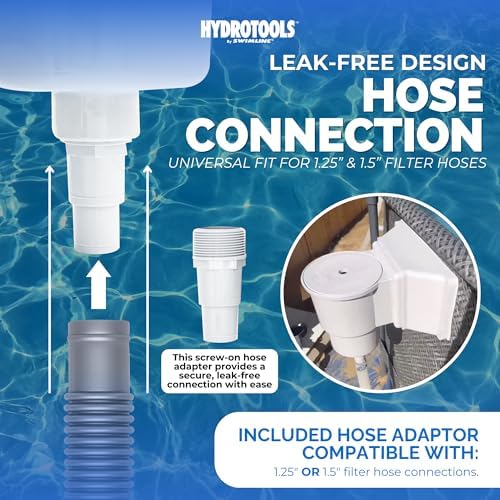 Swimline HYDROTOOLS Standard Wide Mouth Above Ground Pool Skimmer Kit | Already - Image 4