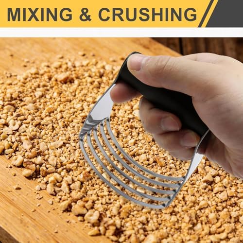 Stainless Steel Bench Scraper & Pastry Blender Set - Image 3