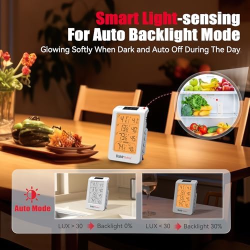 Wireless Freezer Monitor with 3 Sensors, 328ft Long Range Digital Refrigerator - Image 5
