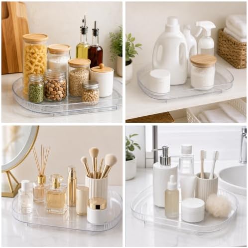 Lazy Susan Turntable for Refrigerator, Square Turntable Organizer for Fridge - Image 6