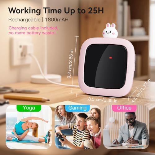 Yunbaoit Digital Visual Timer for Kids, 99-Minute Countdown, Rechargeable - Image 5
