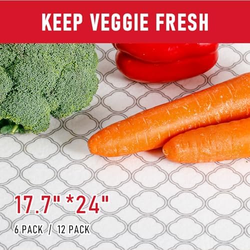 Cooyes Non Slip Refrigerator Liners, 2 in 1 Absorbent Fridge Liners and Fresh - Image 4