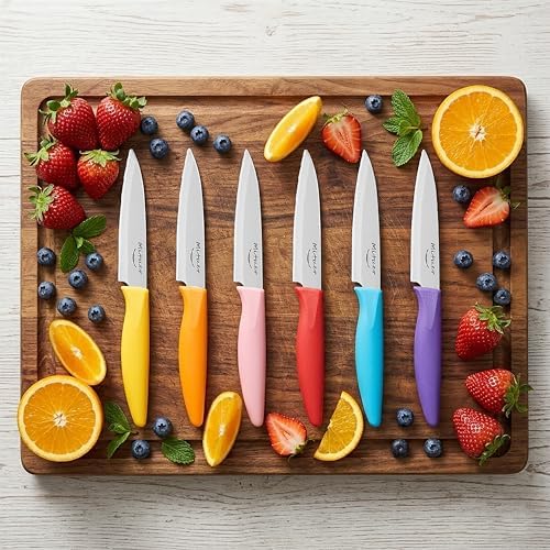 6PCS Paring Knives, Stainless Steel Paring Knife Set - Image 4