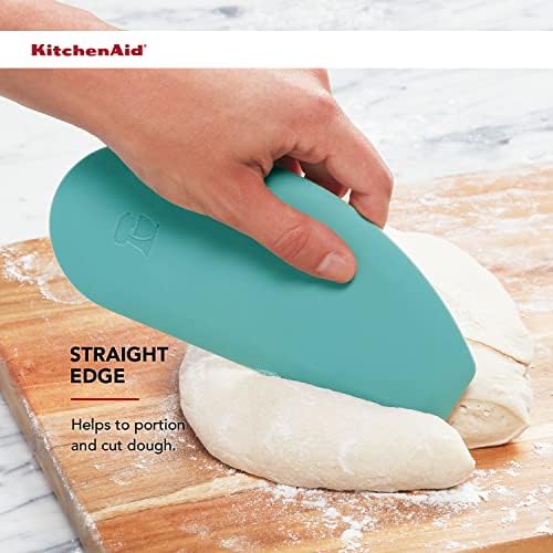 KitchenAid Gourmet Bowl Scraper, Aqua Sky and Storm Grey - Image 5