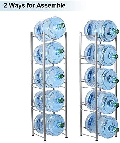 LIANTRAL 5-Tier Water Cooler Jug Rack, 5 Gallon Bottle Storage, Detachable - Image 2