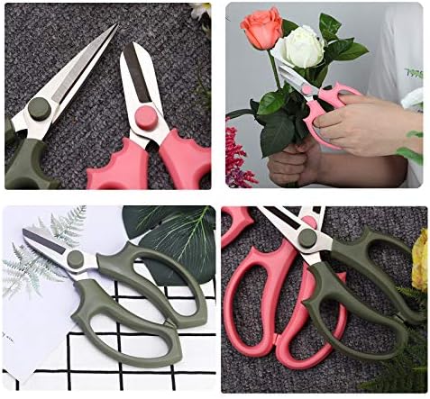 Leize Flower Scissors, Premium Thickened Stainless Steel Floral Shears - Image 6