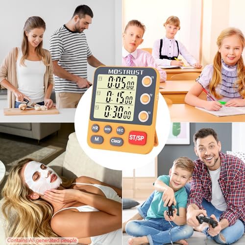 Digital Dual Kitchen Timer - Image 5