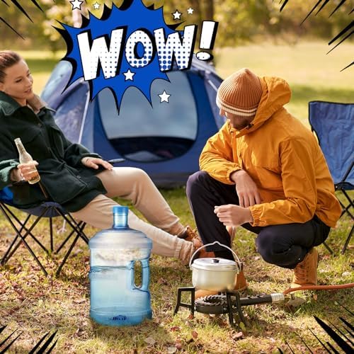 Bokon 2 Pieces Water Jugs Round Plastic Water Bottle - Image 6