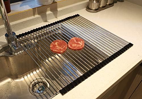 Ahyuan Roll up Dish Drying Rack Over The Sink Kitchen Roll up Sink Drying Rack - Image 5